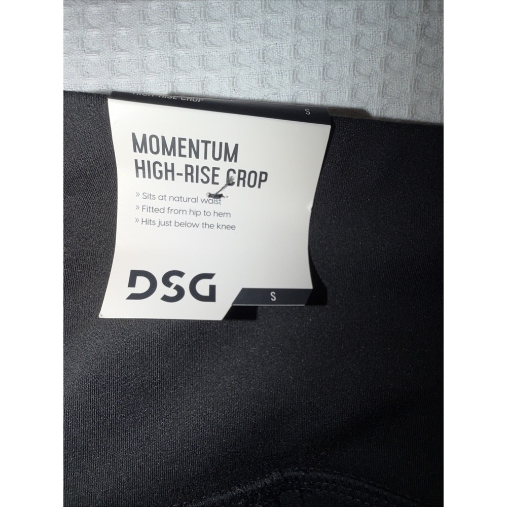 DSG Women's Momentum High Rise Crop Blk Leggings Sz Small - Picture 4 of 5